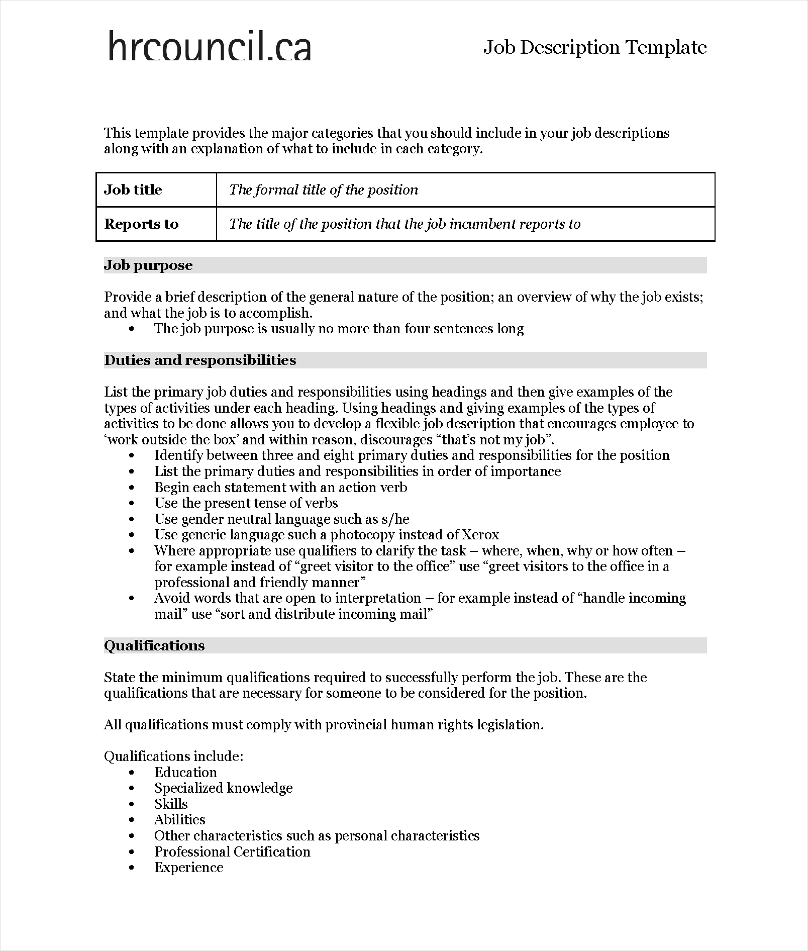 HR 26 Examples Doc PDF