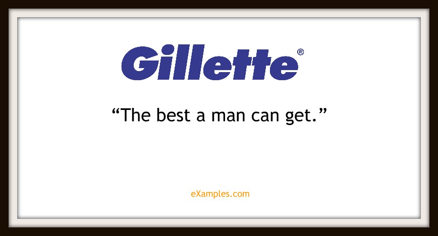 Gillette: "The best a man can get"