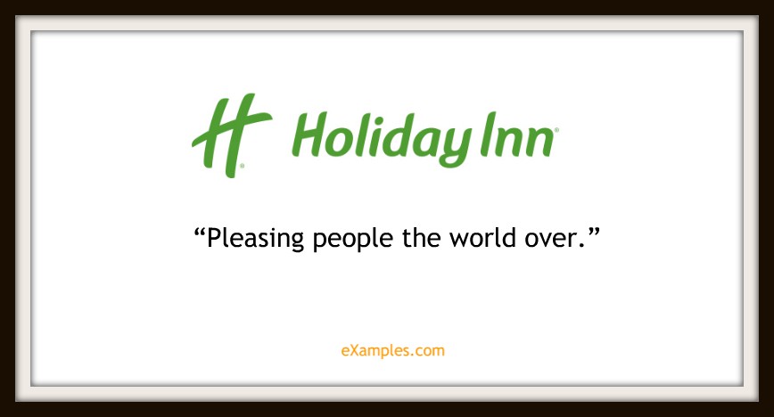 Holiday Inn: "Pleasing people the world over"