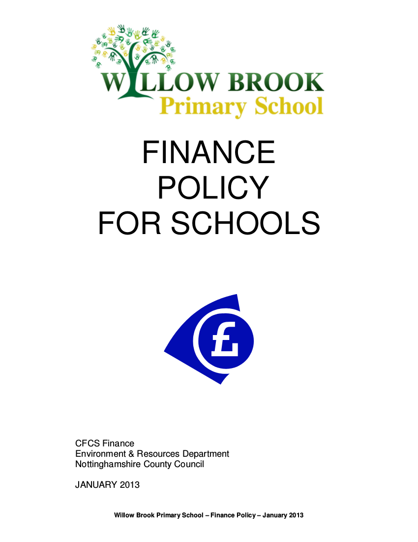 15 finance policy 20131