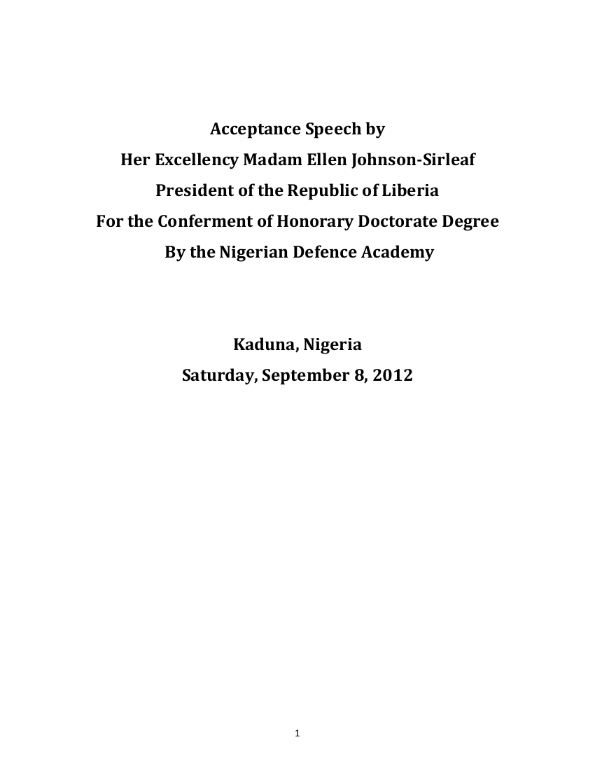 Acceptance Speech 19 Examples PDF Tips