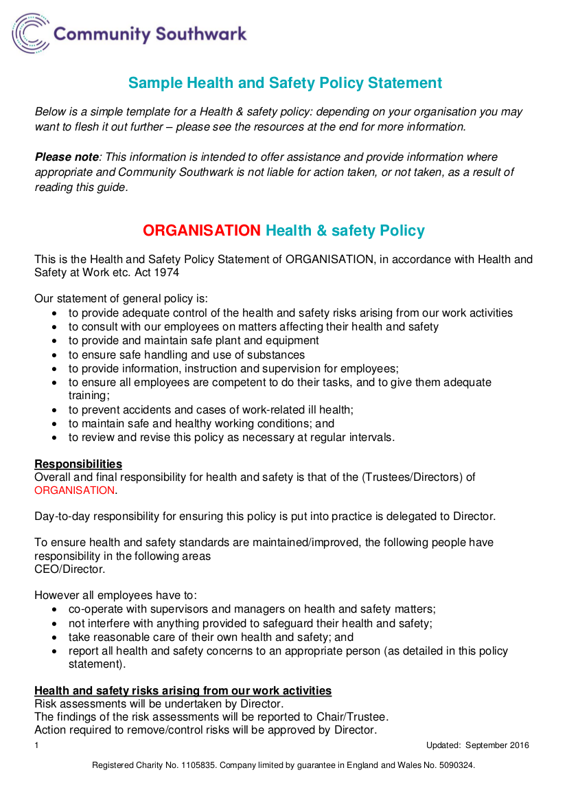 4 Health and Safety policy doc