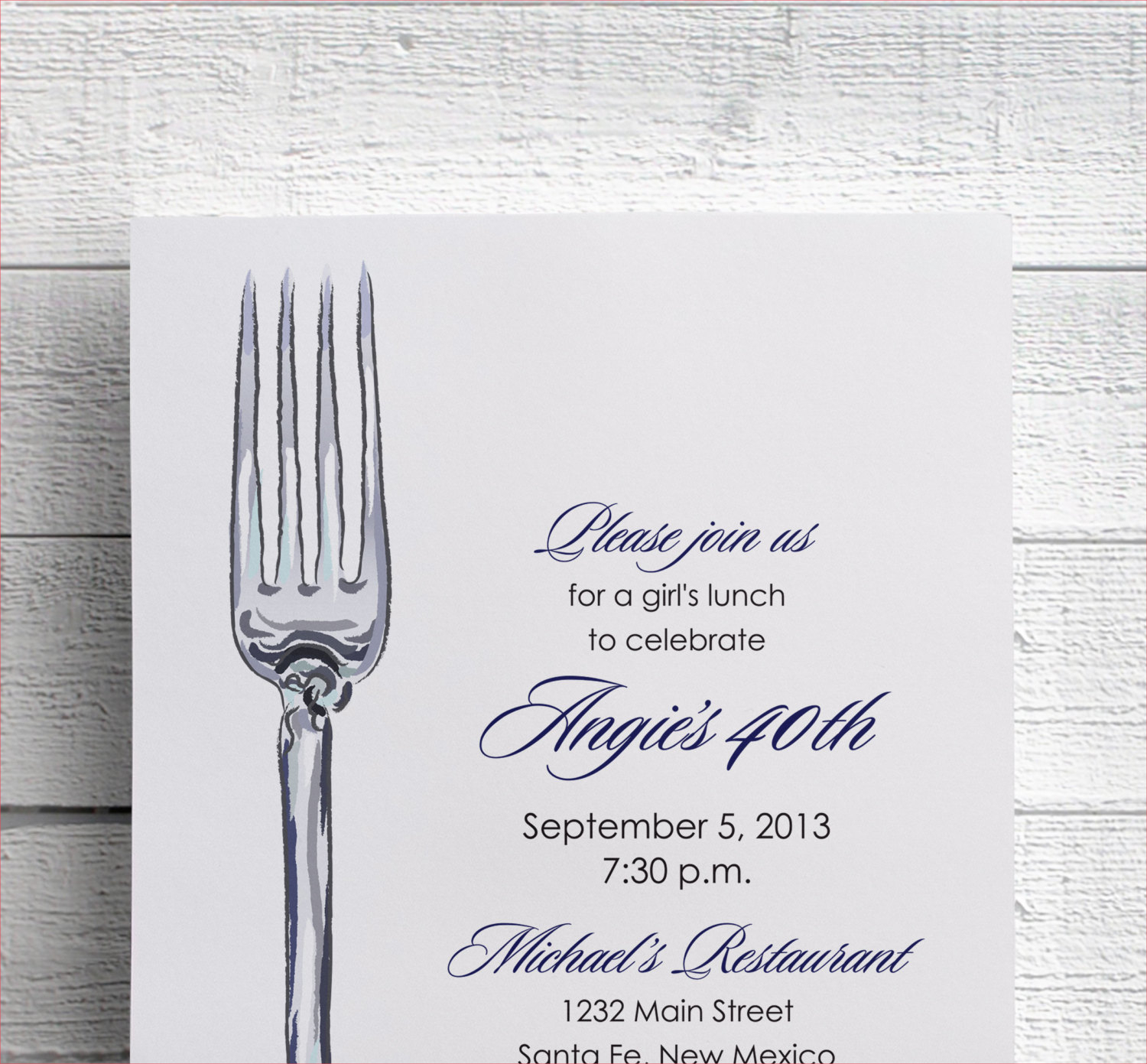 Company Dinner Party Invitation