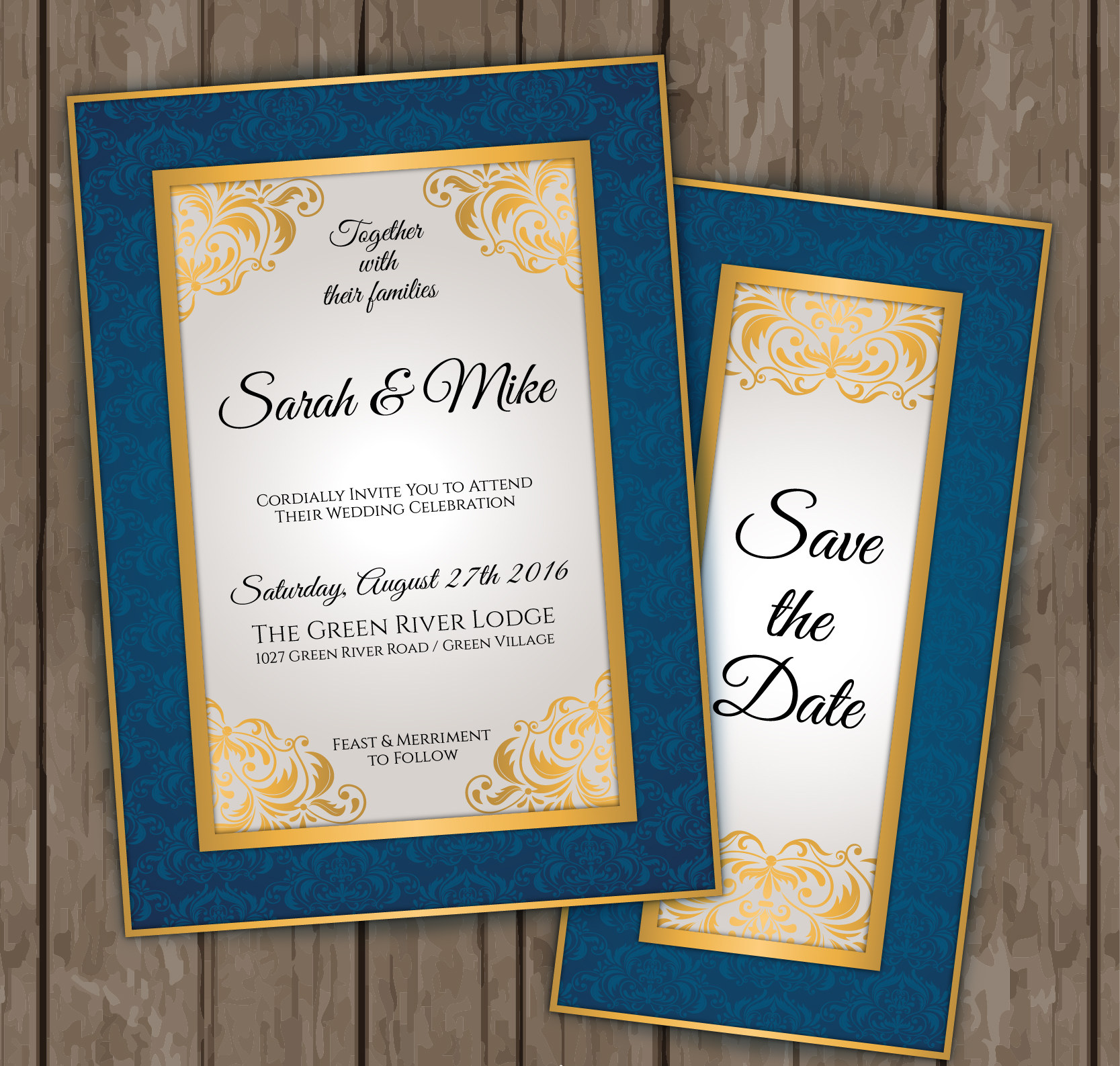 Elegant Wedding Invitation Templates