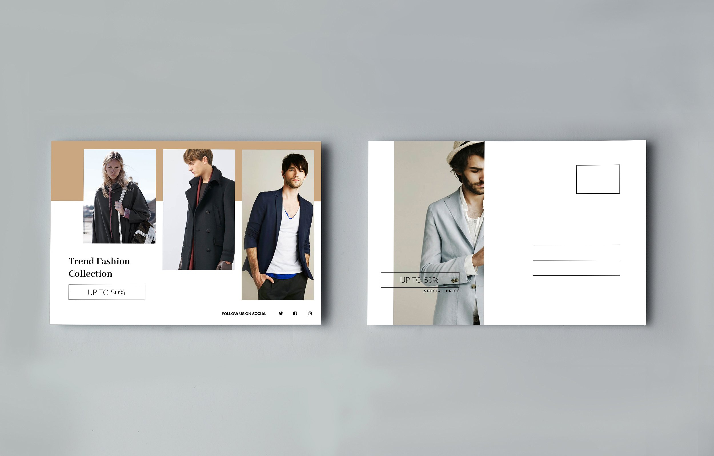 fashion photography postcard