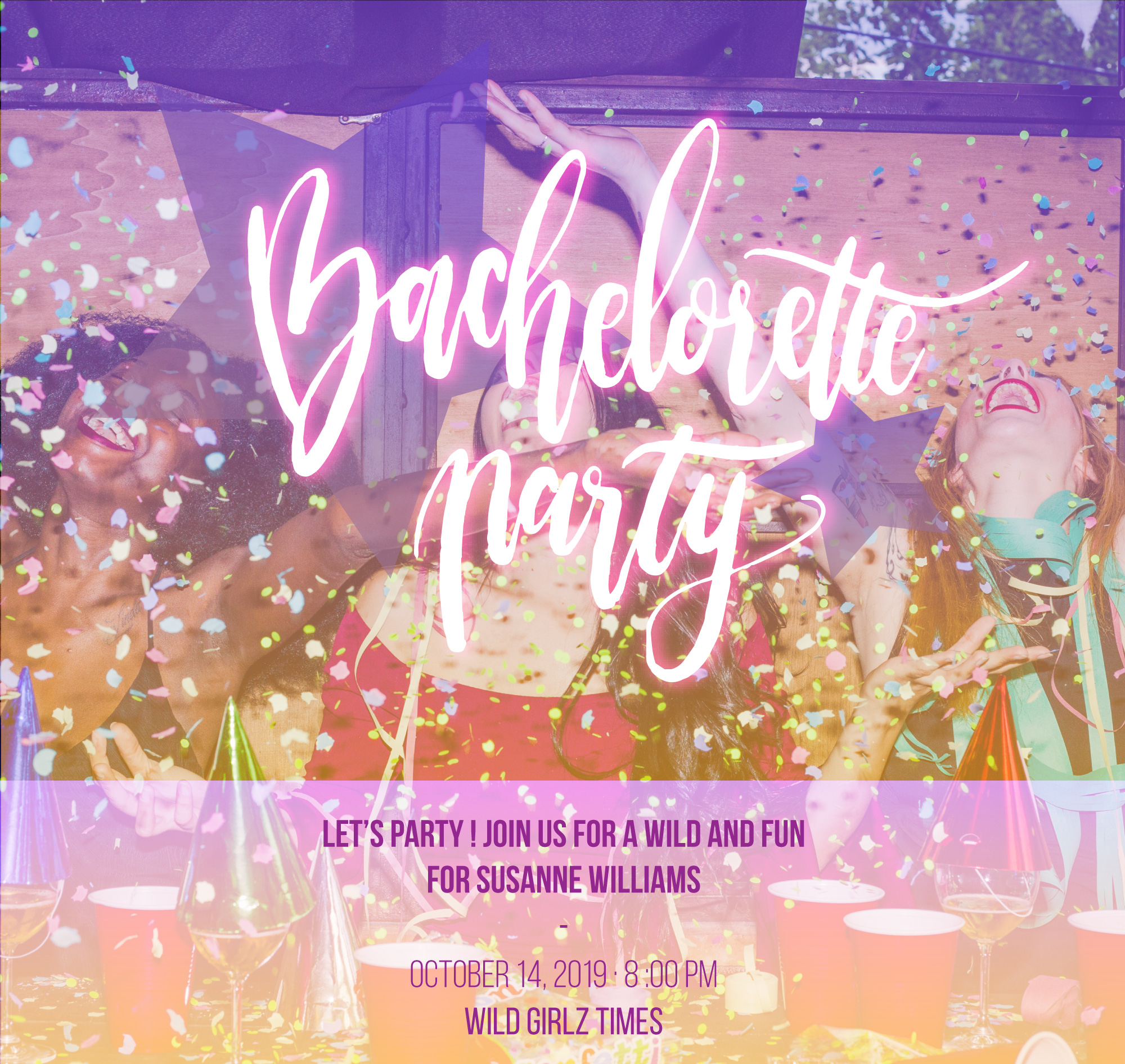 invitation for a bachelorette party