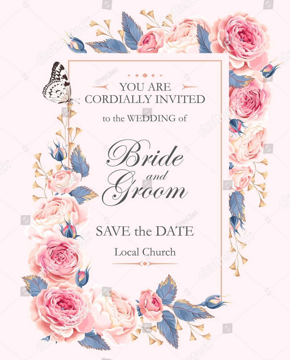 Vintage Wedding Invitation Designs & Examples - 17+ in PSD | AI | EPS Vector | Examples