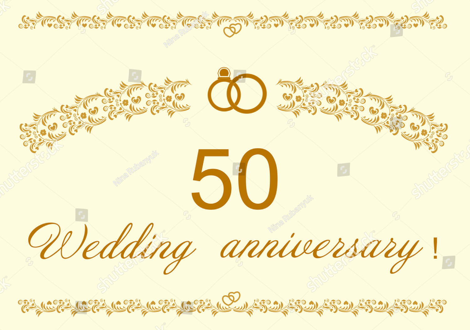 FREE 15+ 50th Wedding Anniversary Invitation Designs & Examples in Word | PSD | AI | EPS Vector