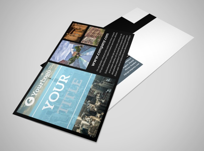 Urban Real Estate Postcard Template