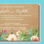 desert wedding invitation