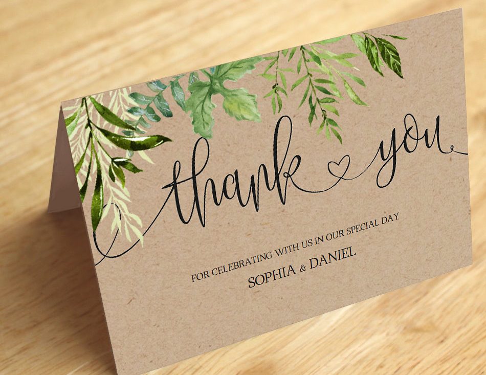 What To Write In A Wedding Thank You Card Examples