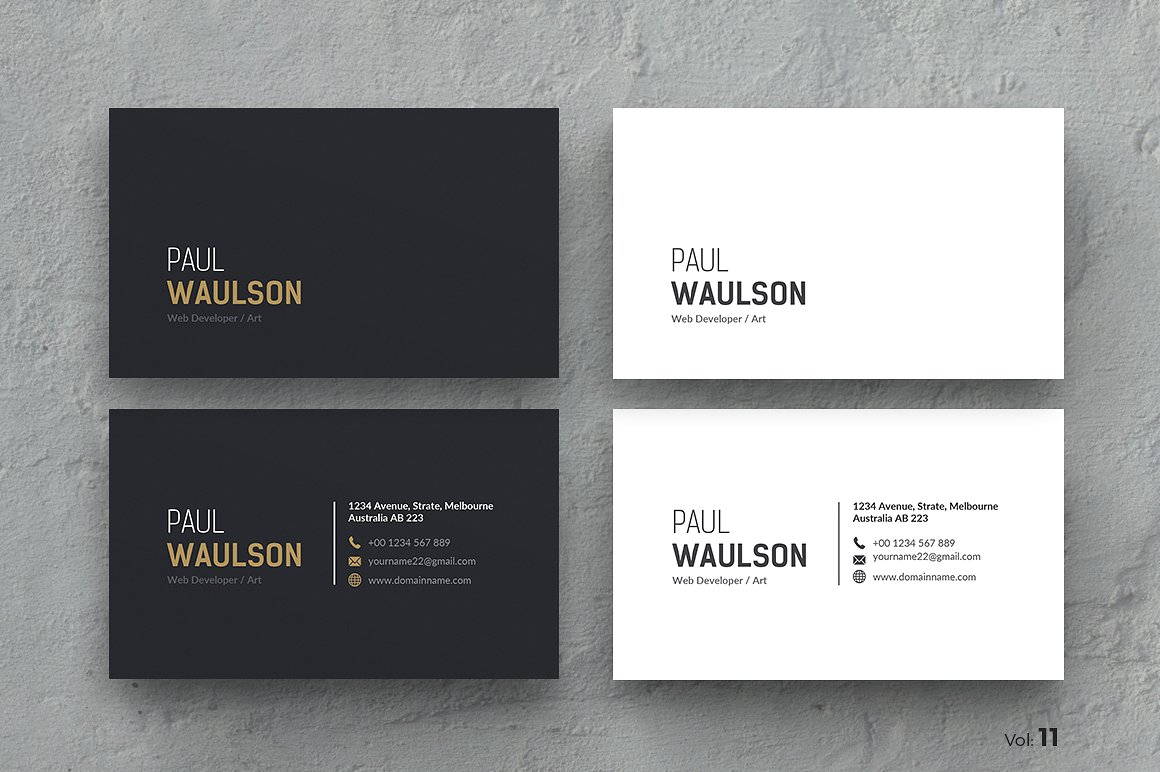 free business card template download word