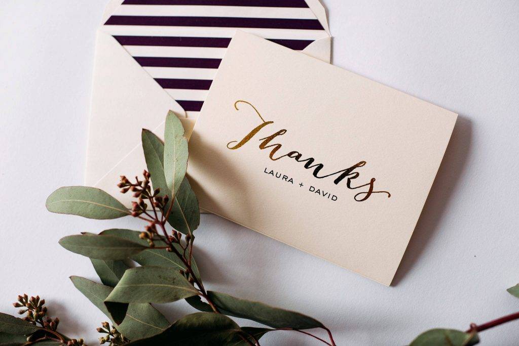 What To Write In A Thank You Card Template