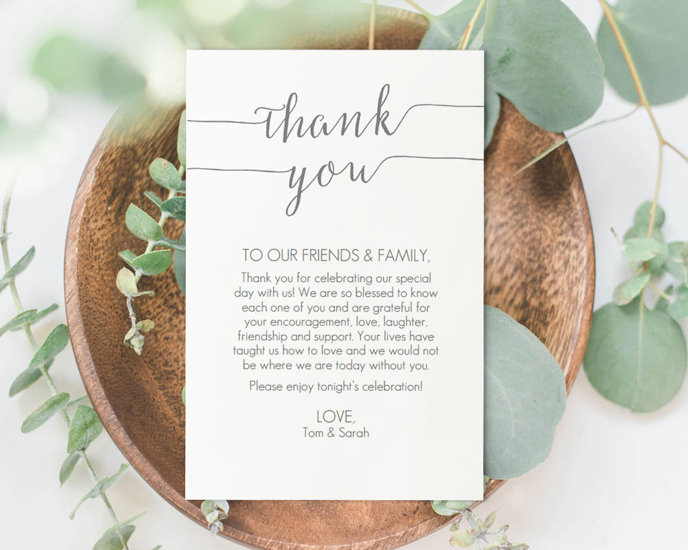 Wedding Thank You Cards Examples 13 In PSD AI EPS Vector Examples