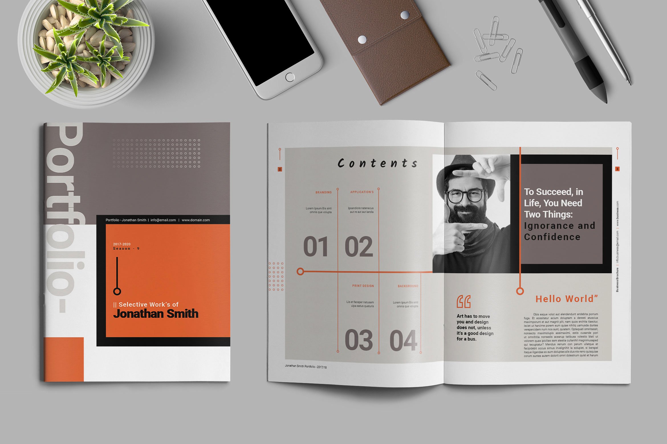 graphic design digital portfolio pdf examples