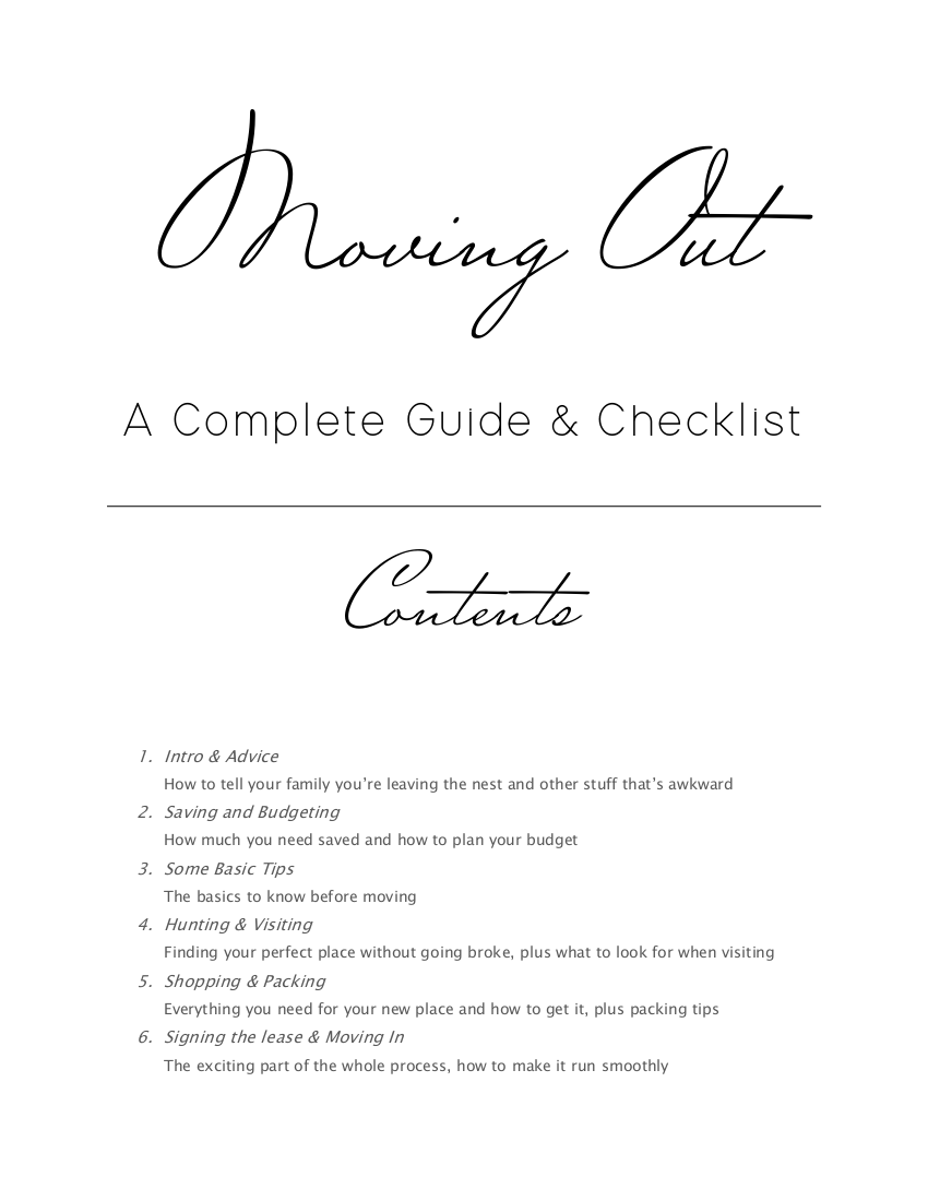 New Apartment Checklist 9+ Examples, Format, Pdf Examples