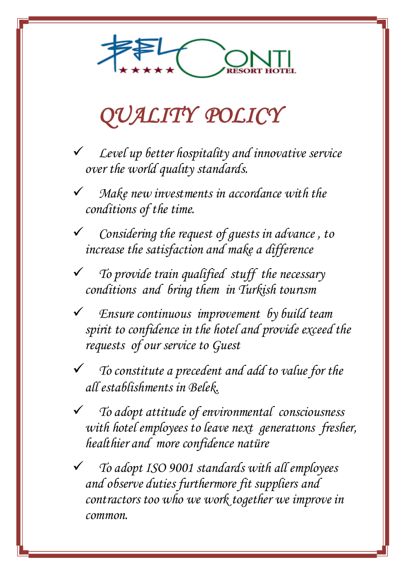 Quality Policy - 18+ Examples, Google Docs, Pages, Word, PDF