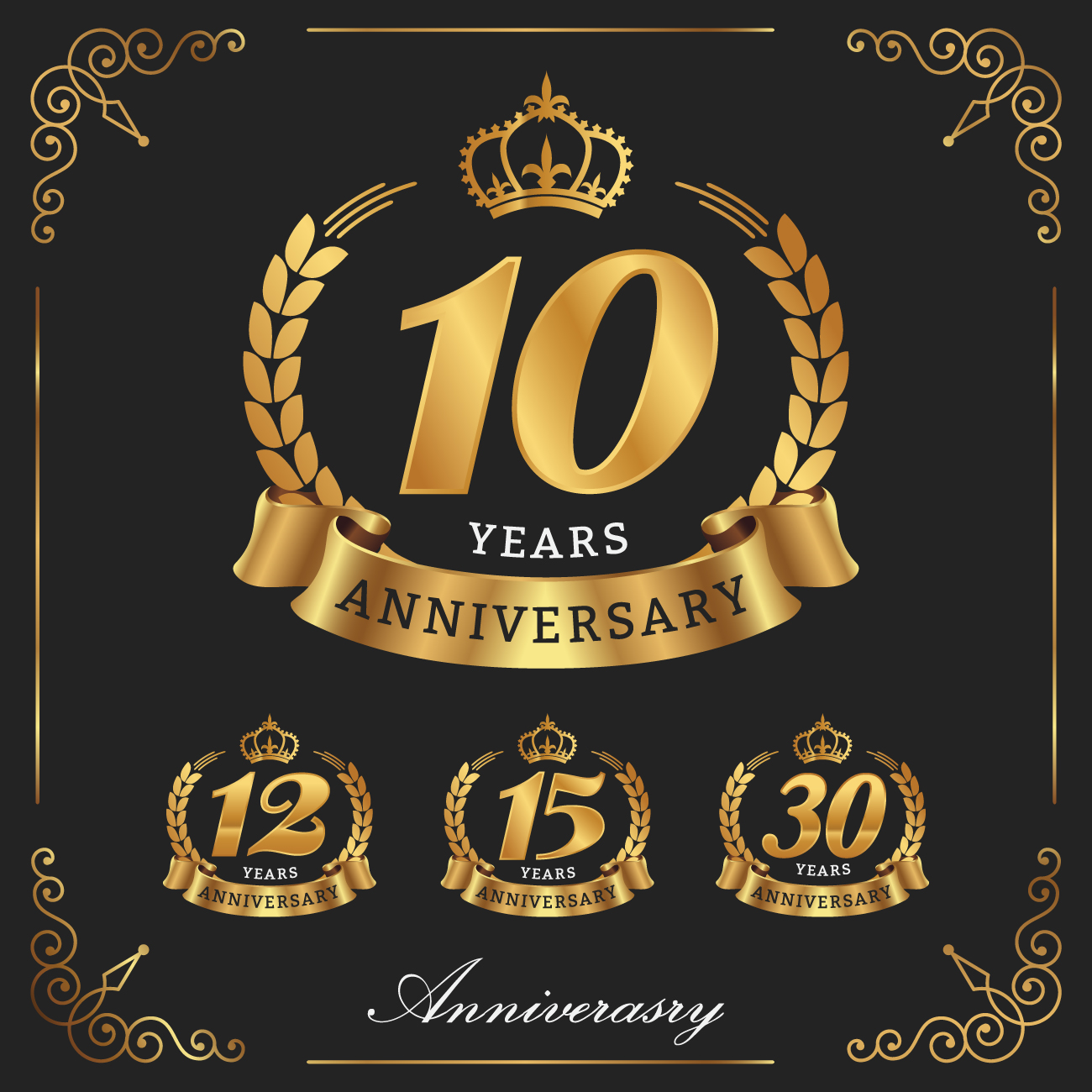 FREE 14 Examples of Anniversary  Banner  Designs in PSD AI EPS 