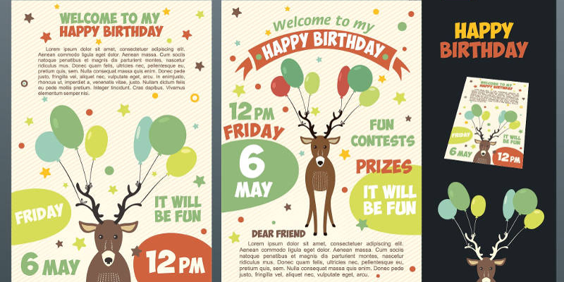 16 Happy Birthday Invitations