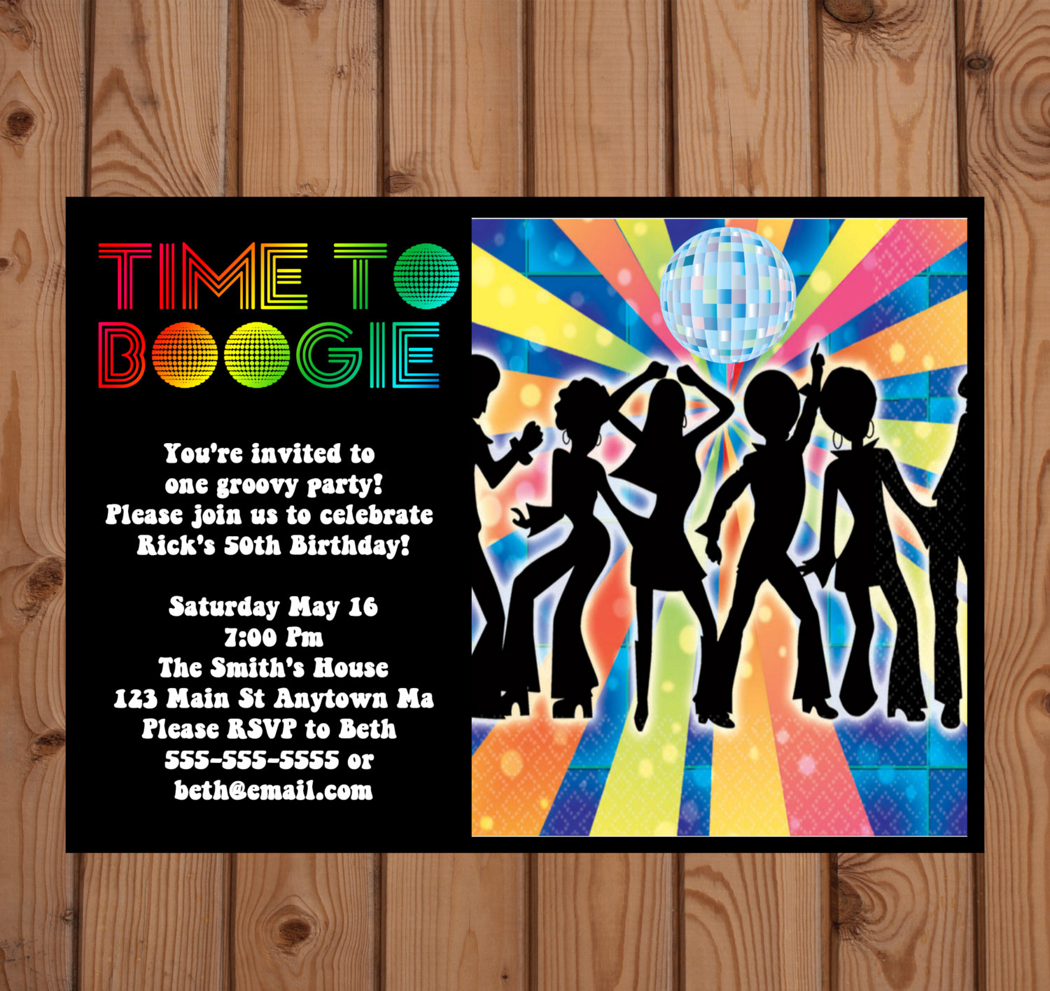 FREE 14 Disco Party Invitation Designs Examples In Publisher Word 