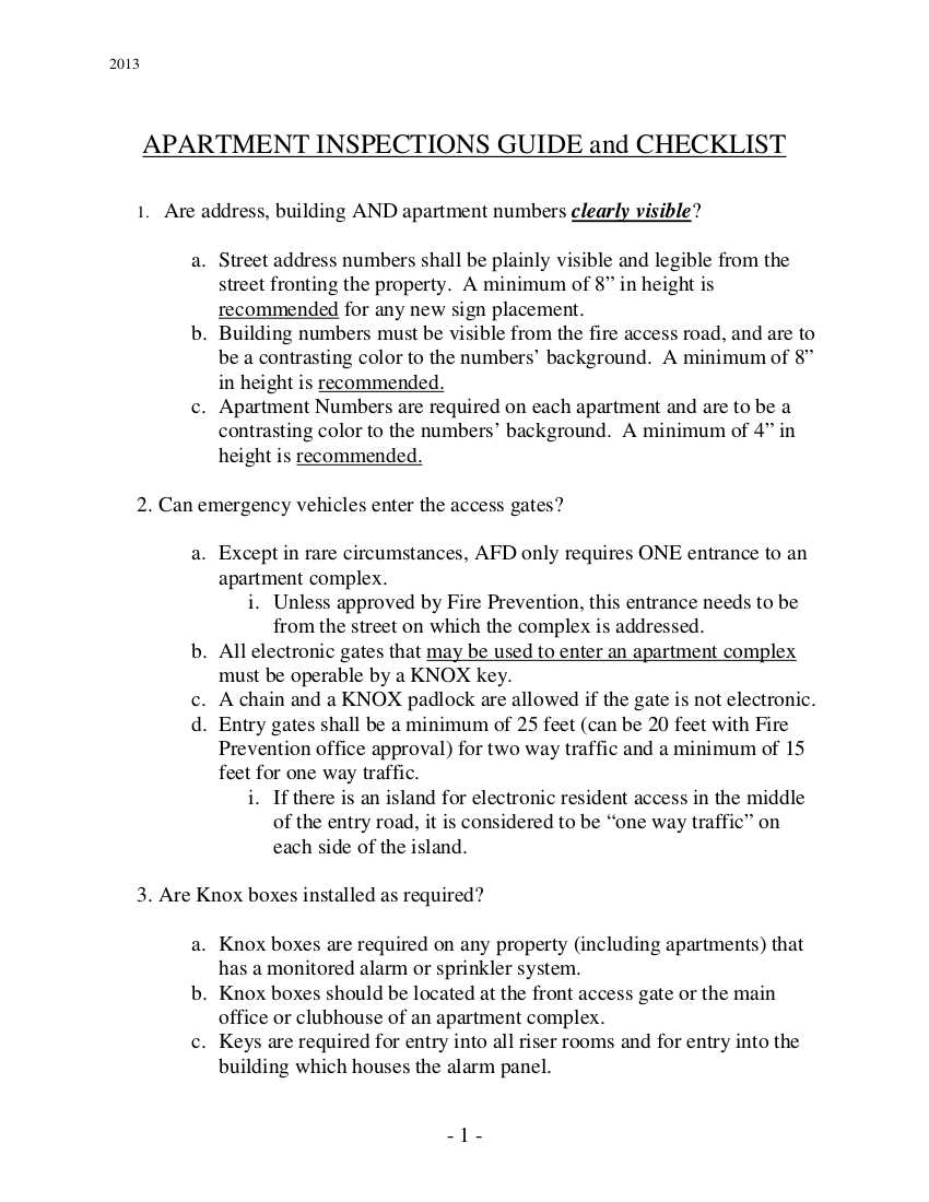 New Apartment Checklist 9+ Examples, Format, Pdf Examples