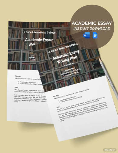 academic essay template