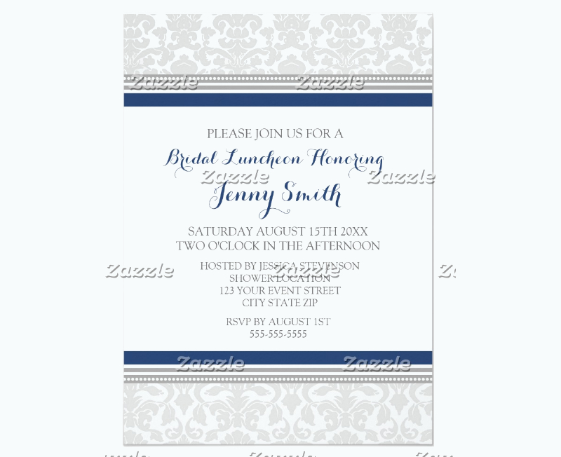 blue gray bridal lunch invitation card1