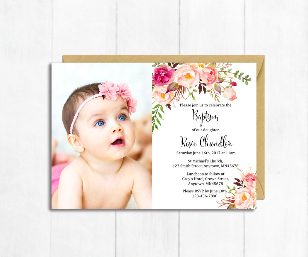 FREE 14 Baptism Invitation Designs Examples In PSD AI EPS Vector Examples