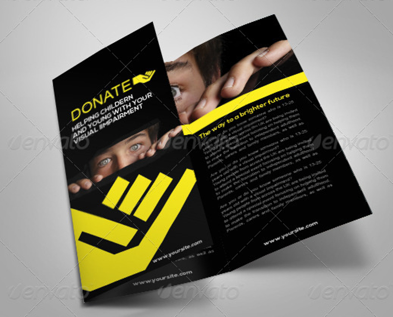 Charity Donation Tri-Fold Brochure