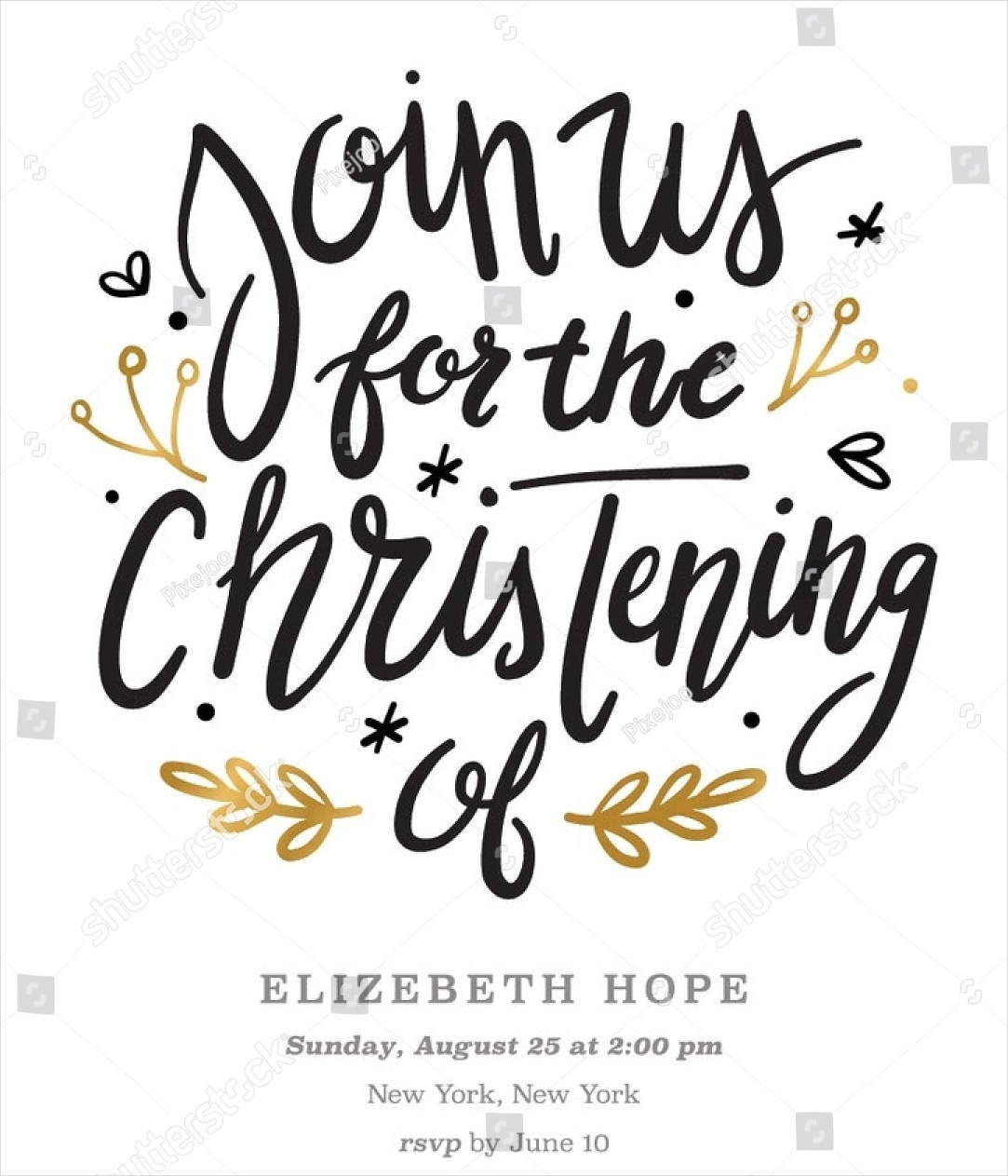 Christening Invitation 15+ Examples, Format, Pdf Examples