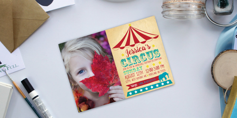 circus invitations