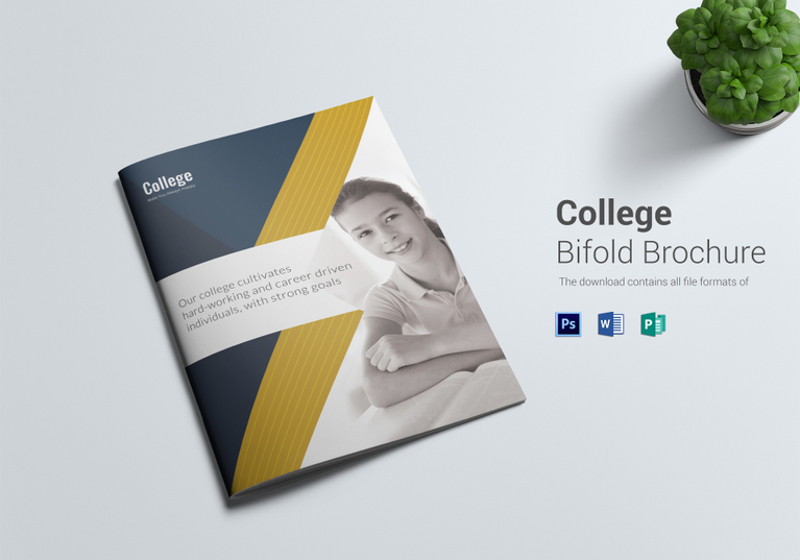 college brochure template