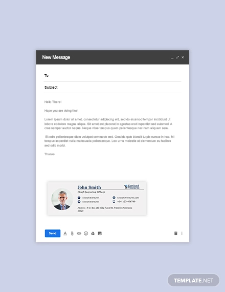 corporate email signature examples