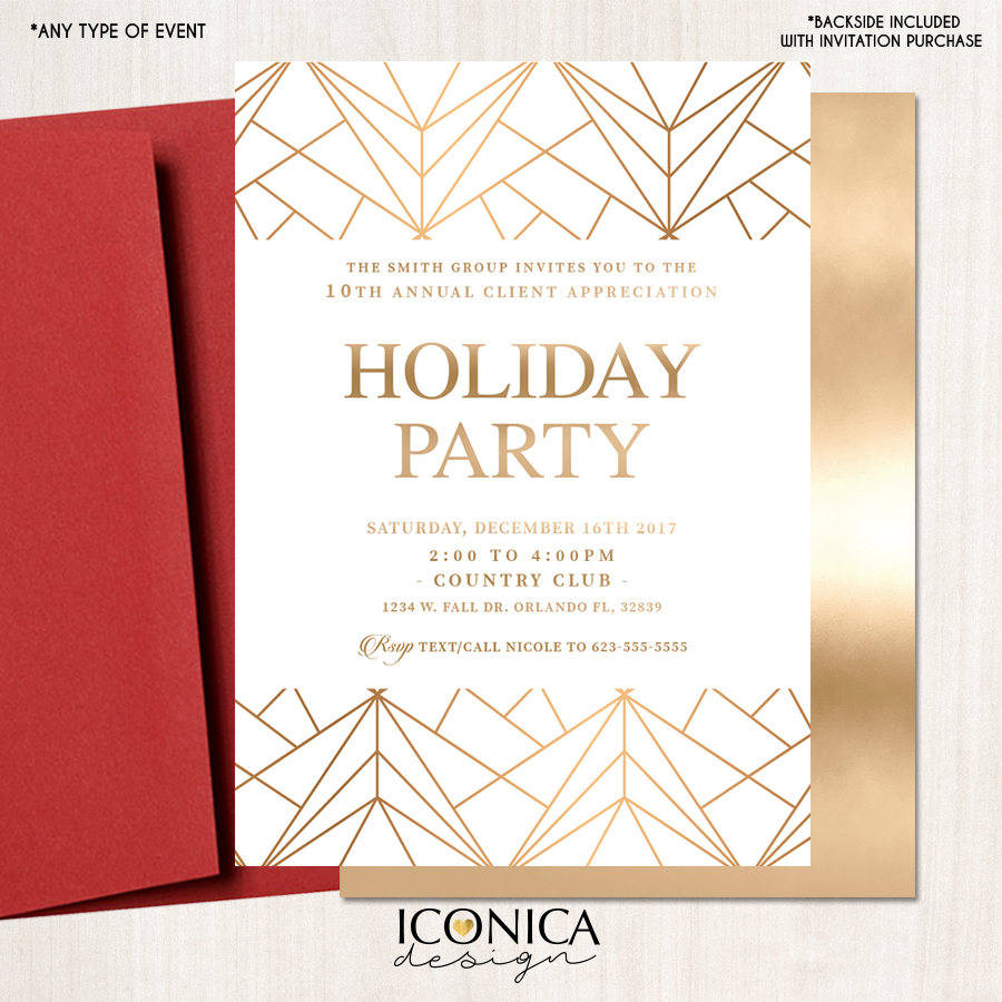 Corporate Invitation 18  Examples Illustrator Word Pages
