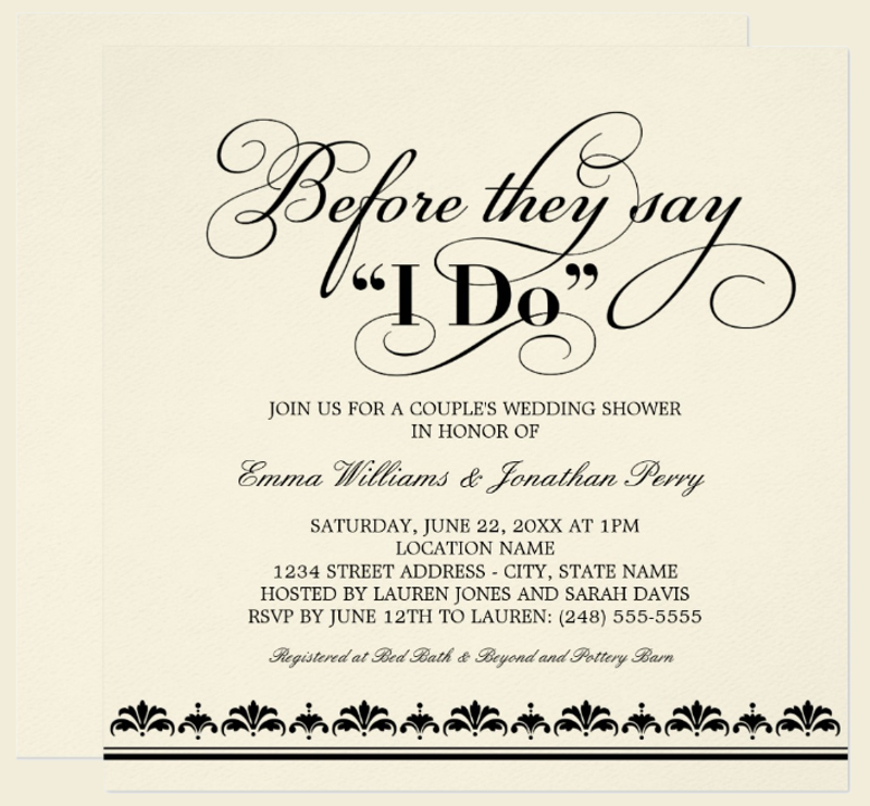 15+ Couples Shower Invitation Designs and Examples – PSD, AI | Examples