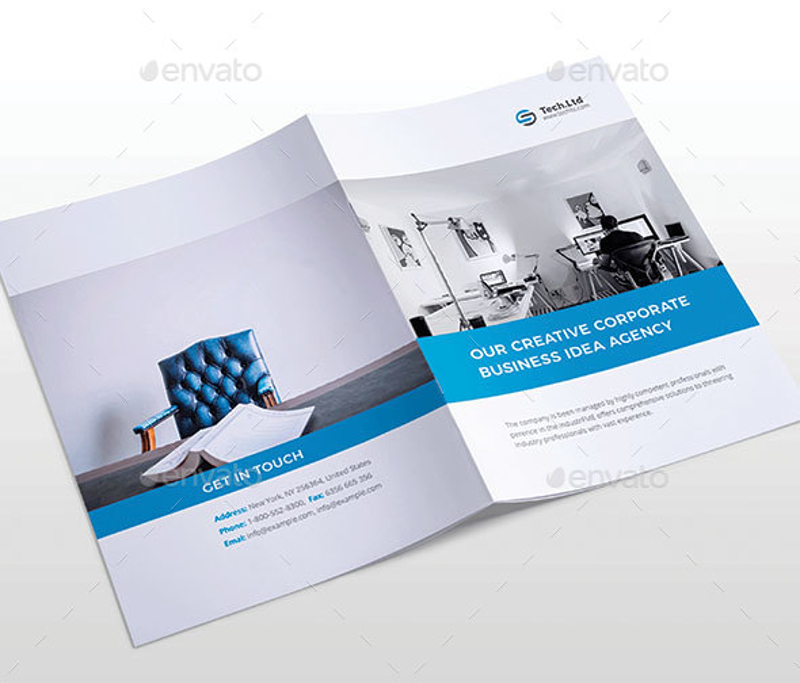 creative company brochure design 