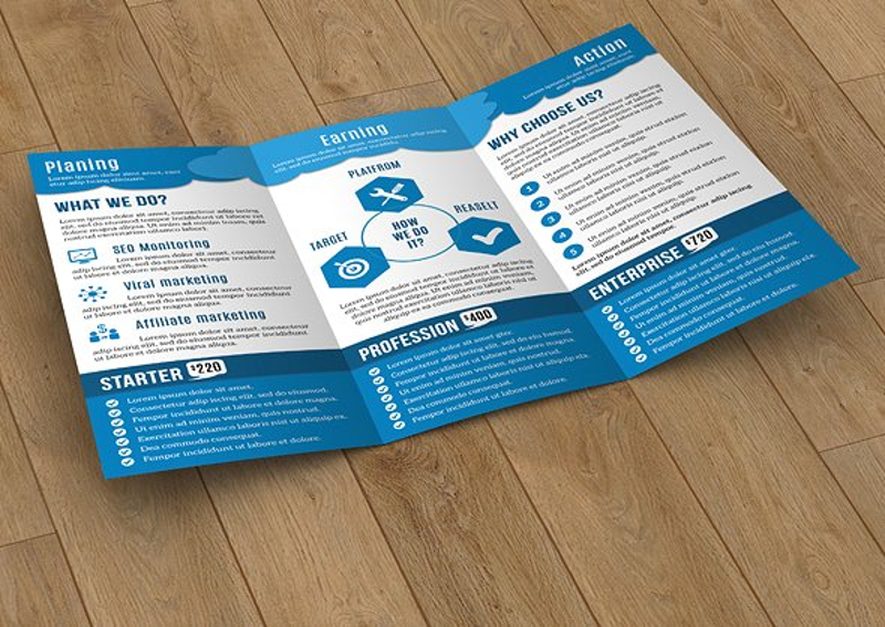 Creative Social Media Marketing Brochure