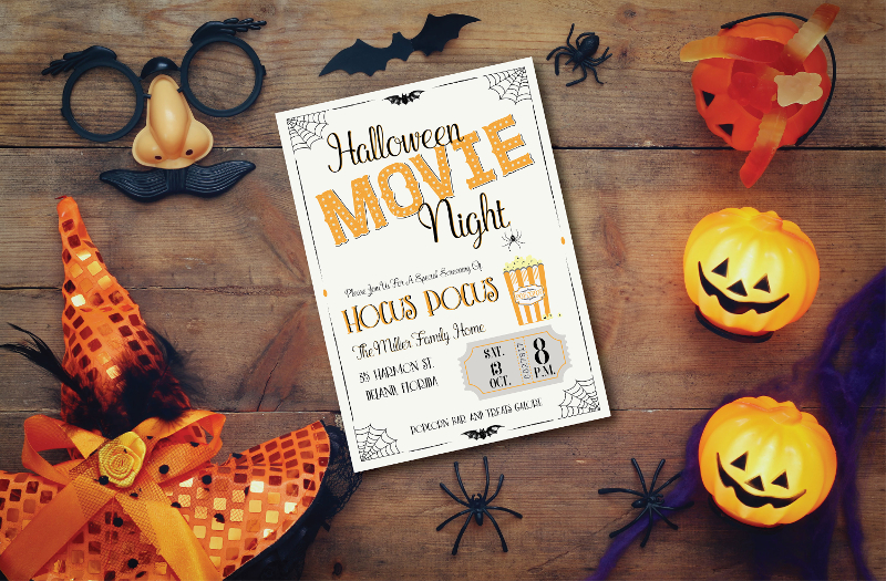 FREE 15+ Movie Night Invitation Designs & Examples in PSD | AI | EPS