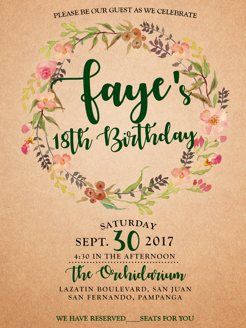 14+ Debut Invitation Designs & Examples - PSD, AI, EPS Vector