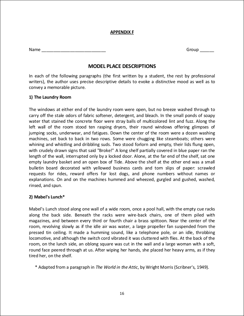 Results Page 9 About Descriptive Essay On My Favorite Place Using Five Senses Free Essays