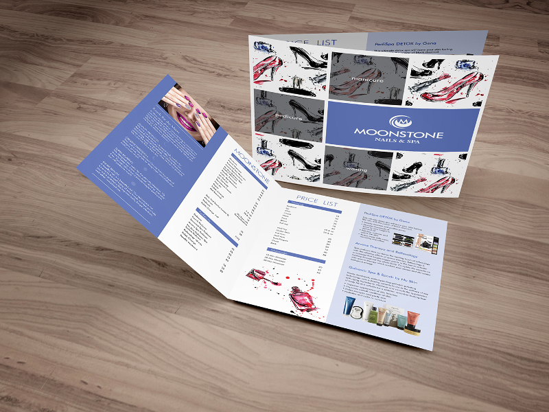 Elegant Nail Salon Brochure