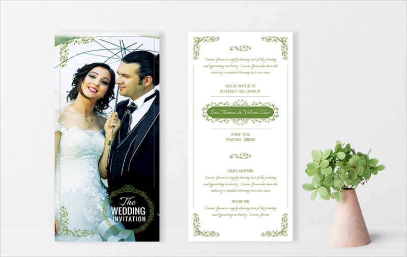 Elegant Wedding Invitation Card Template3