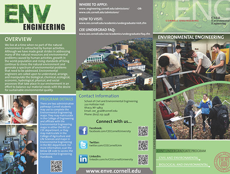 Environmental Engineering Undergrad Brochure