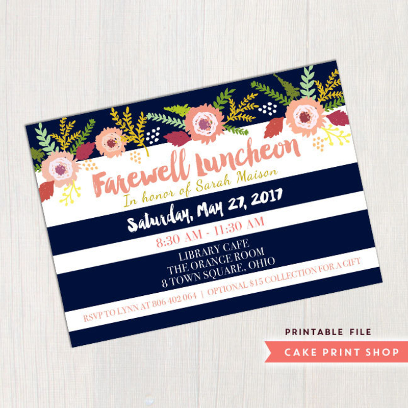 Printable Lunch Invitation Designs & Examples - 21+ in Publisher | Word