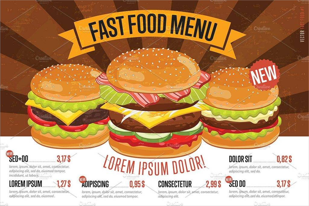 FREE 15 Examples Of Lunch Menu Designs In PSD AI EPS Vector Examples