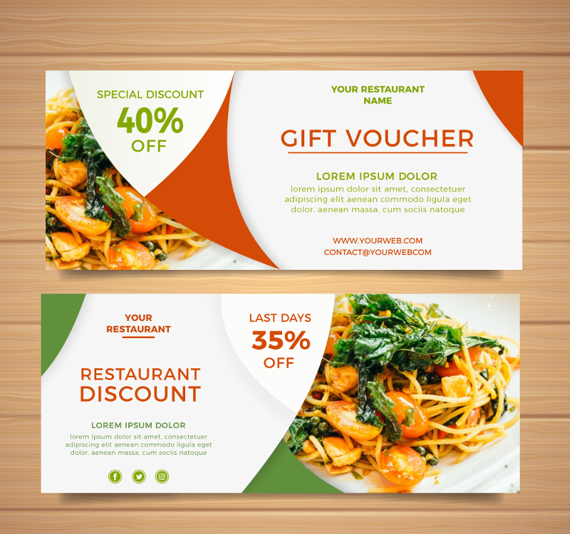 Food Coupon 13  Examples