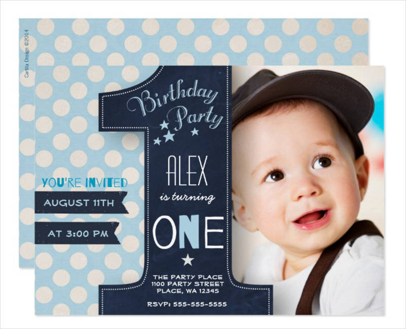 Baby Boy First Birthday Designs & Examples 14+ in PSD AI EPS