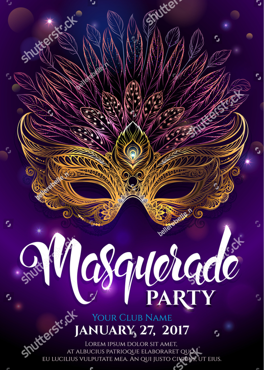 Masquerade Party Invitation 17+ Examples, Format, Pdf Examples