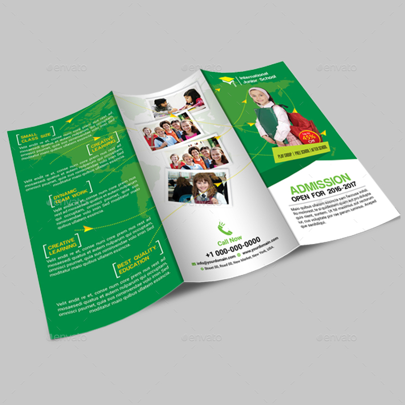 junior school brochure template