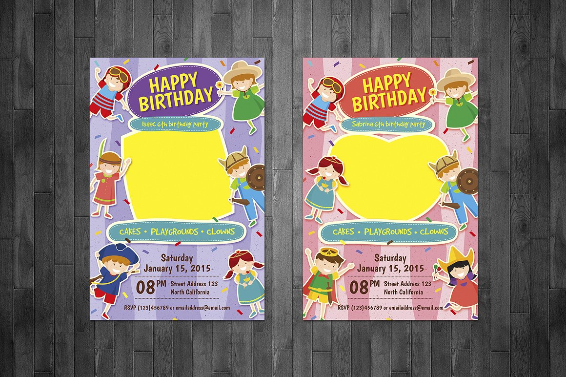 Kid Birthday invitation